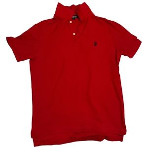 US. POLO ASSN red shirt size medium.